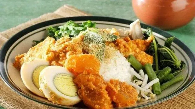 sego tumpang lethok, makanan khas klaten