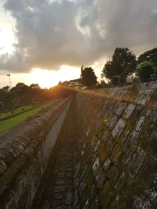 sunset candi ratu boko